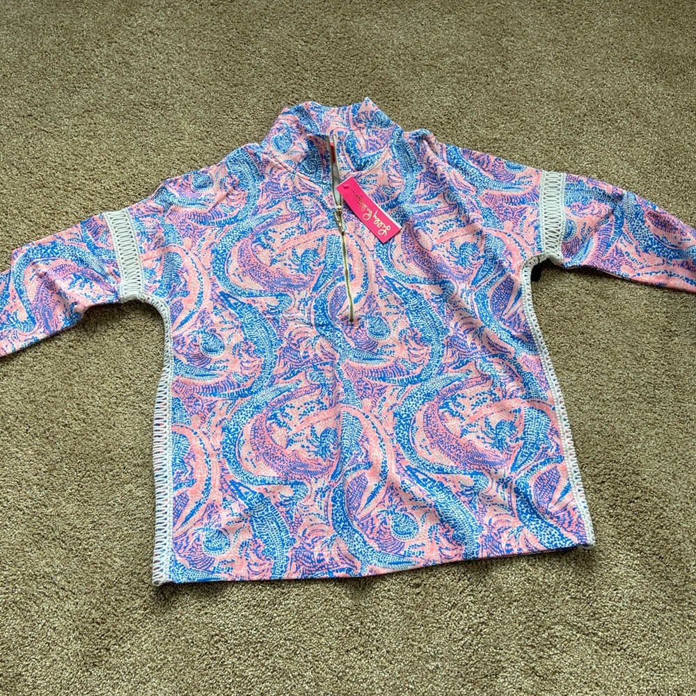 Lily Pulitzer 1/4 zip sweatshirt